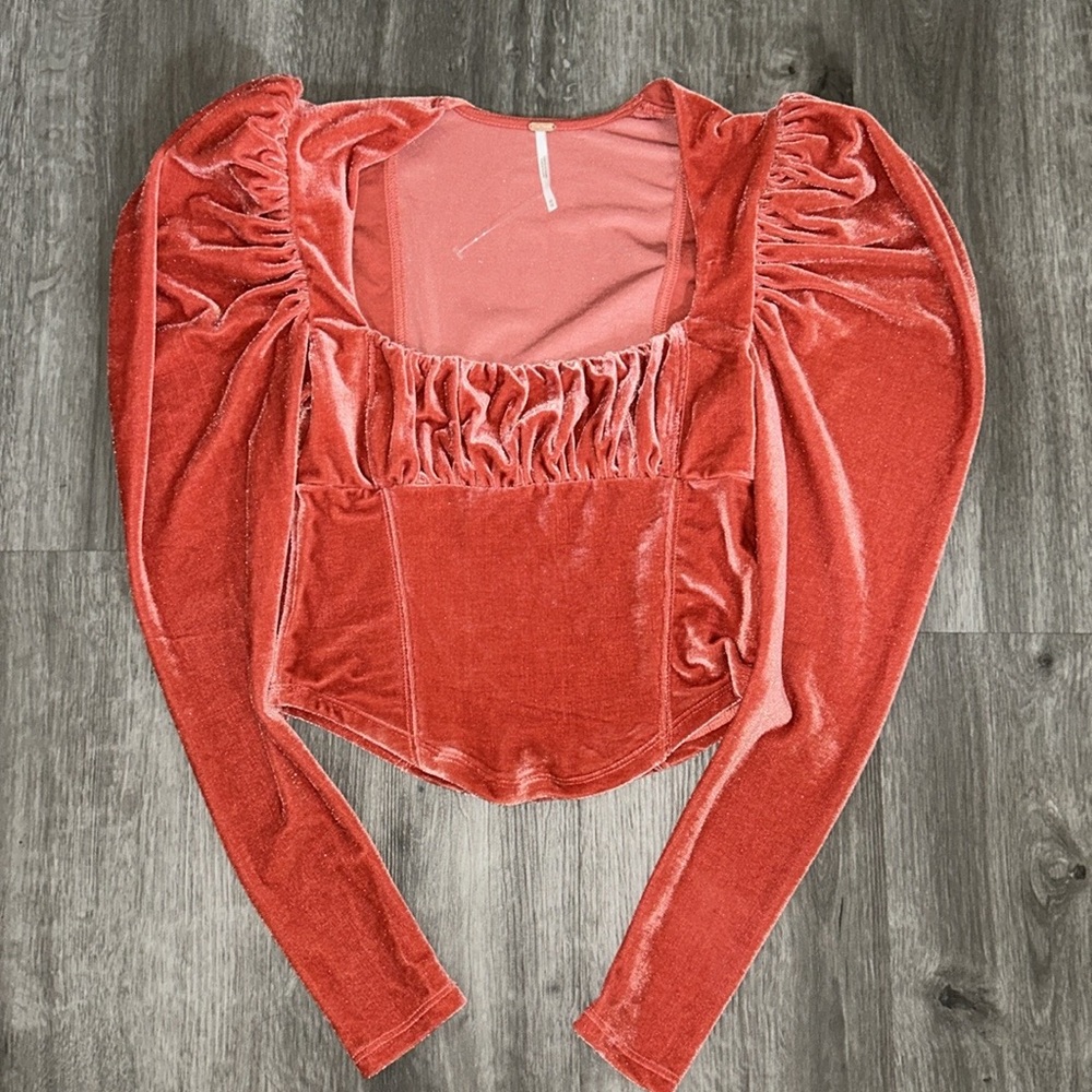 Free people hold me top velour